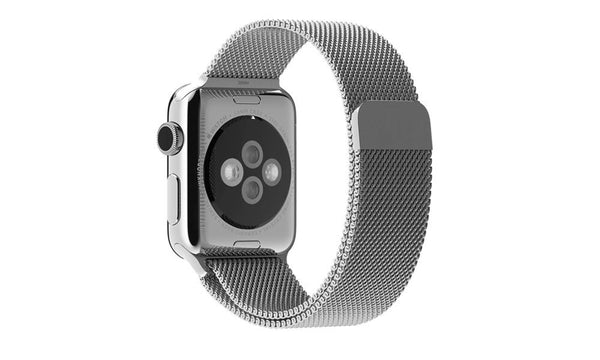 Apple watch silver sales milanese loop band