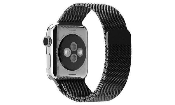 Black Magnetic Milanese Apple Watch Band