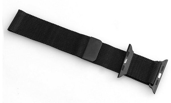 Black Magnetic Milanese Apple Watch Band